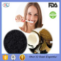 100% pure natural food grade teeth whitening coconut shell activated charcoal powder